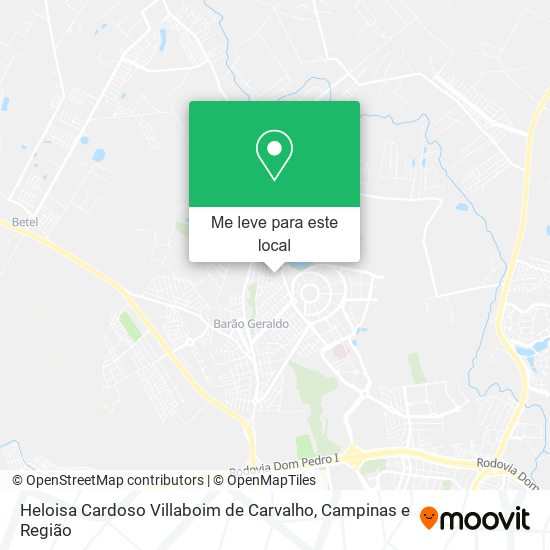 Heloisa Cardoso Villaboim de Carvalho mapa