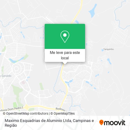 Maximo Esquadrias de Aluminio Ltda mapa