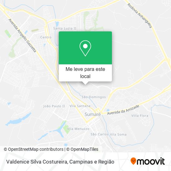 Valdenice Silva Costureira mapa