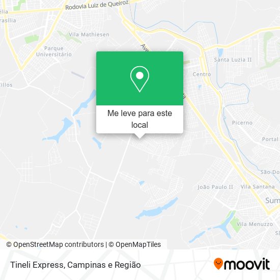 Tineli Express mapa