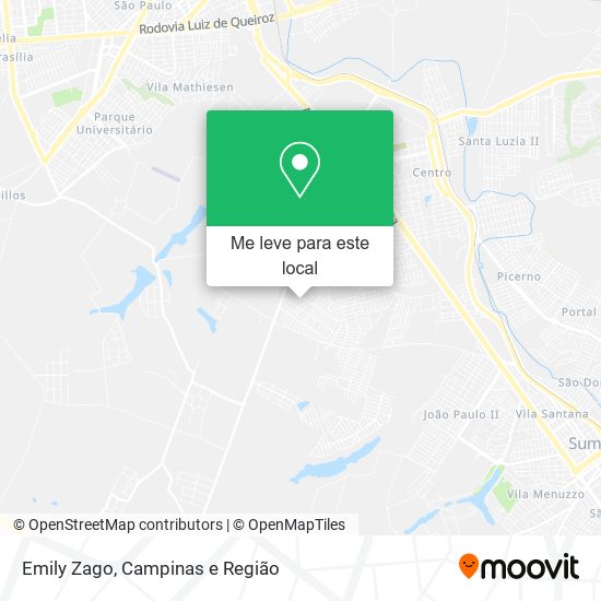 Emily Zago mapa