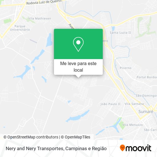 Nery and Nery Transportes mapa