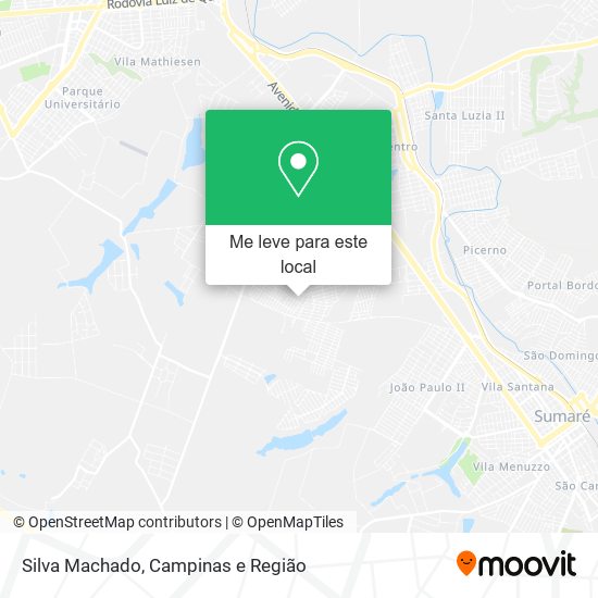 Silva Machado mapa