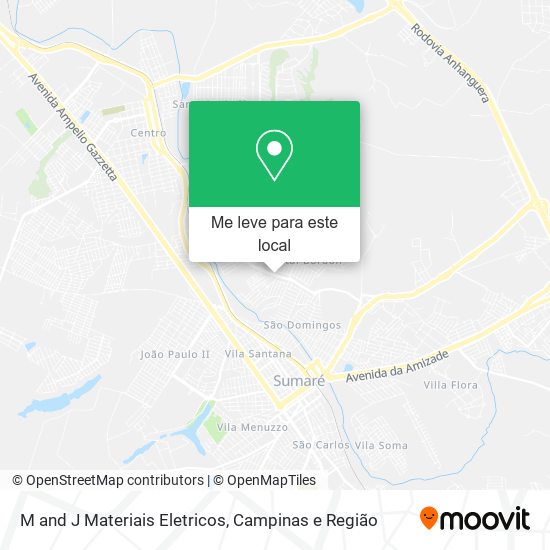 M and J Materiais Eletricos mapa