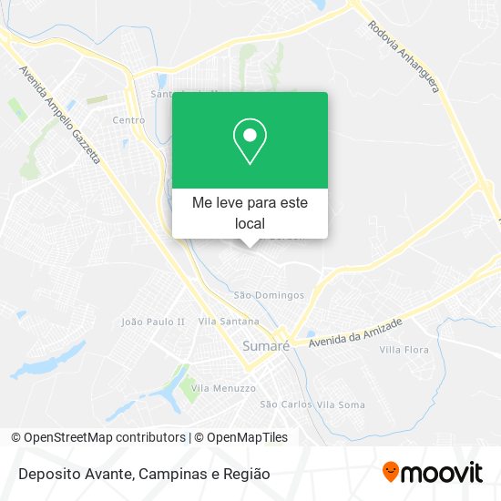 Deposito Avante mapa