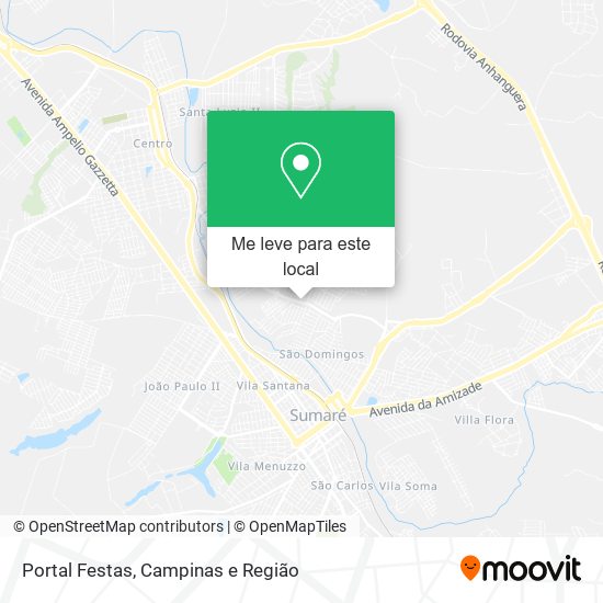 Portal Festas mapa