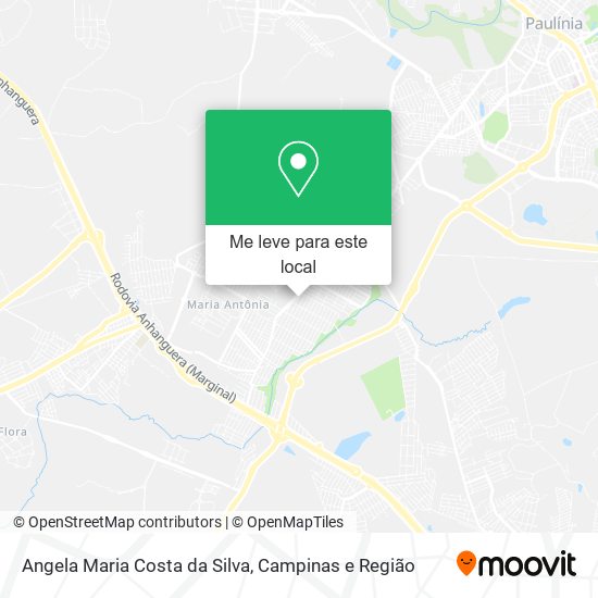 Angela Maria Costa da Silva mapa