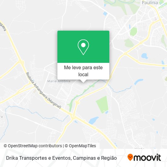 Drika Transportes e Eventos mapa