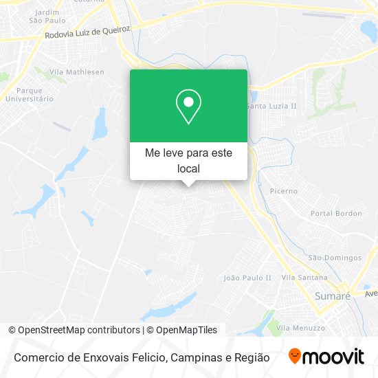 Comercio de Enxovais Felicio mapa