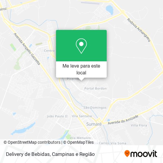 Delivery de Bebidas mapa