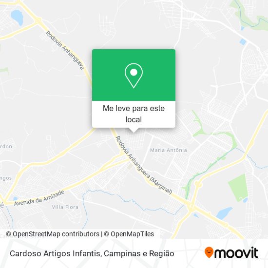 Cardoso Artigos Infantis mapa