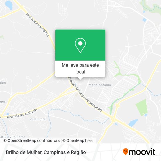 Brilho de Mulher mapa