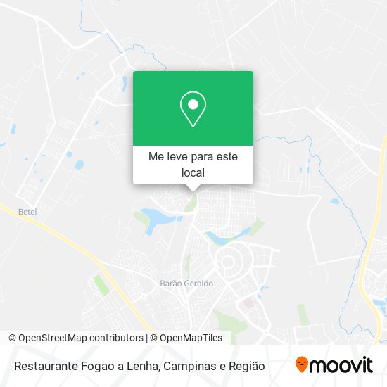 Restaurante Fogao a Lenha mapa