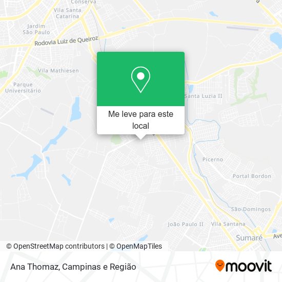 Ana Thomaz mapa