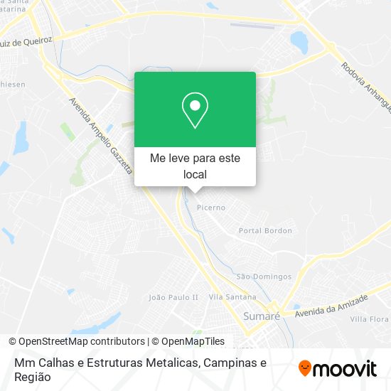 Mm Calhas e Estruturas Metalicas mapa