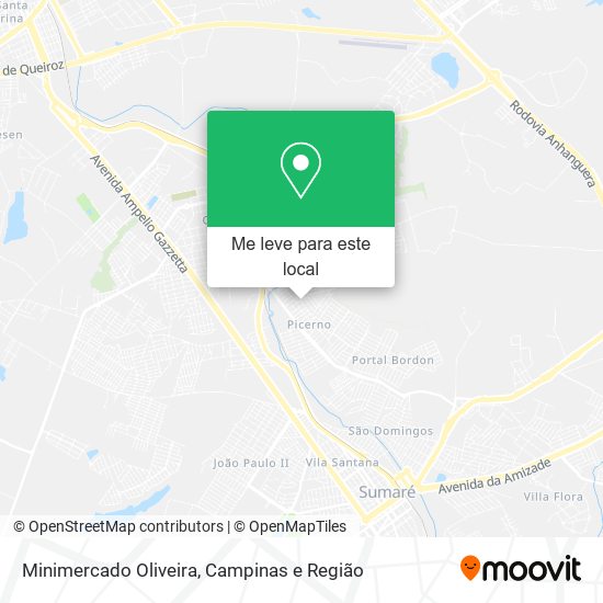 Minimercado Oliveira mapa