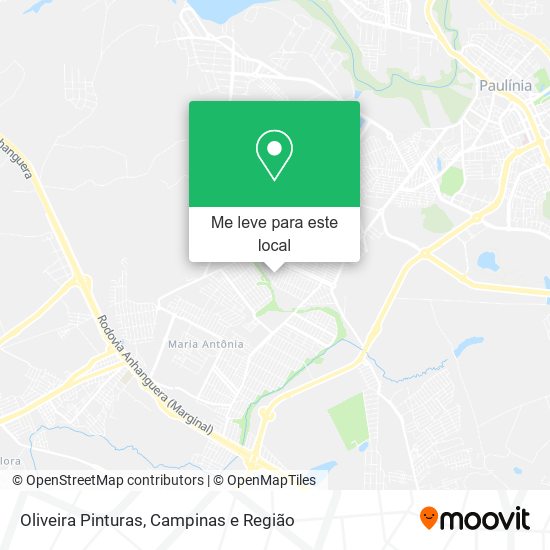 Oliveira Pinturas mapa