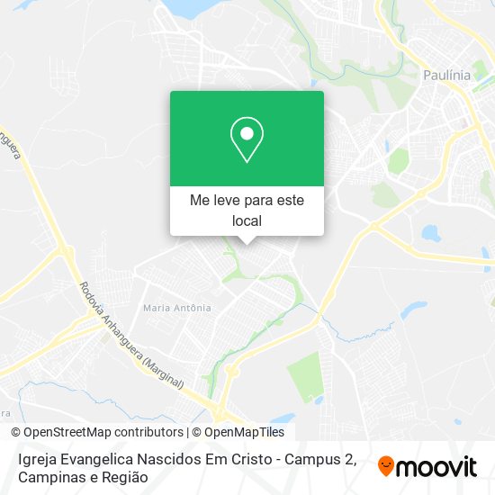 Igreja Evangelica Nascidos Em Cristo - Campus 2 mapa