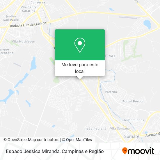 Espaco Jessica Miranda mapa