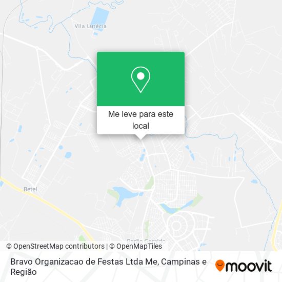 Bravo Organizacao de Festas Ltda Me mapa