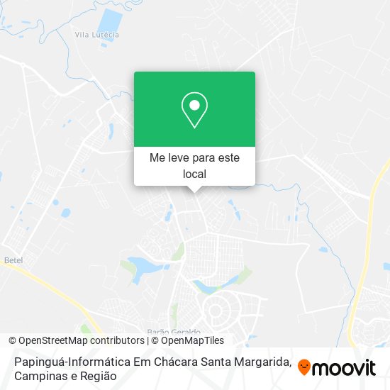 Papinguá-Informática Em Chácara Santa Margarida mapa