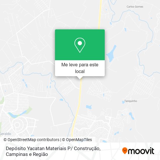 Depósito Yacatan Materiais P/ Construção mapa