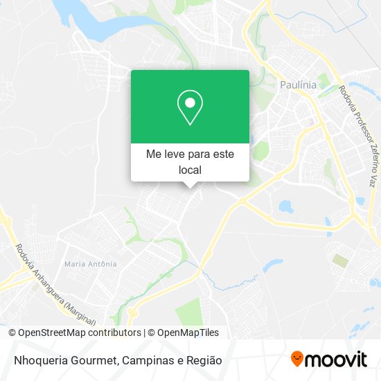 Nhoqueria Gourmet mapa