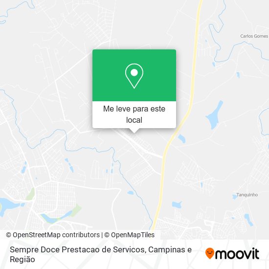 Sempre Doce Prestacao de Servicos mapa