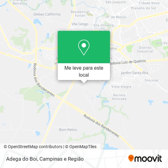 Adega do Boi mapa