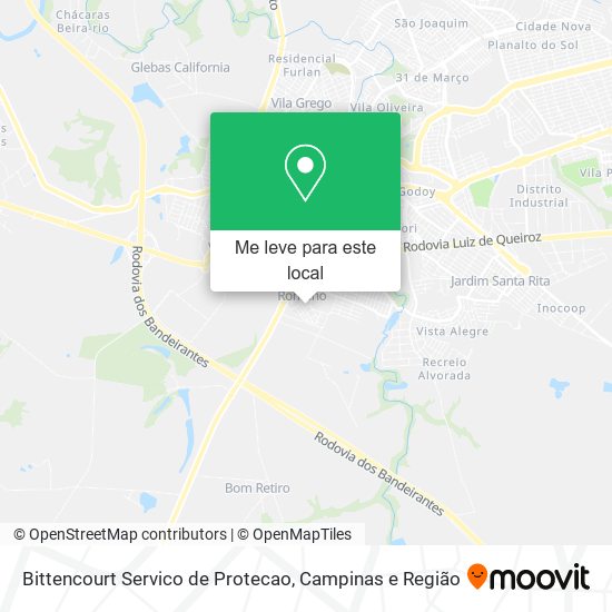 Bittencourt Servico de Protecao mapa