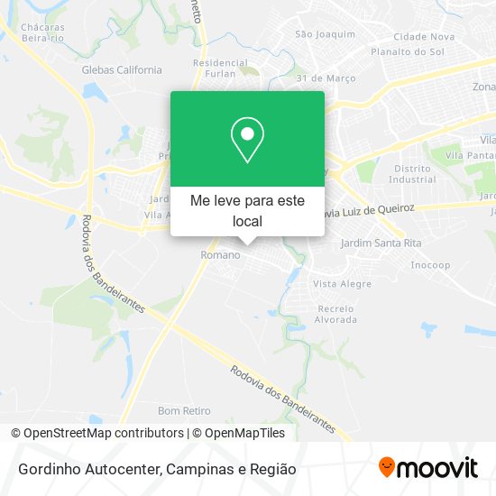 Gordinho Autocenter mapa