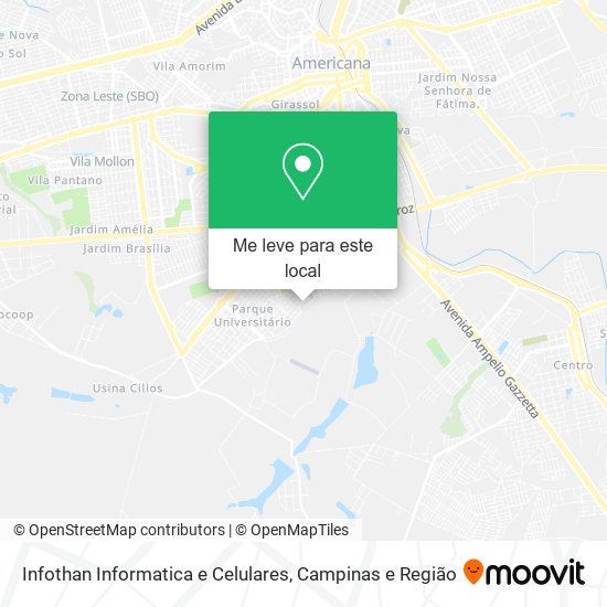 Infothan Informatica e Celulares mapa