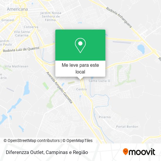 Diferenzza Outlet mapa