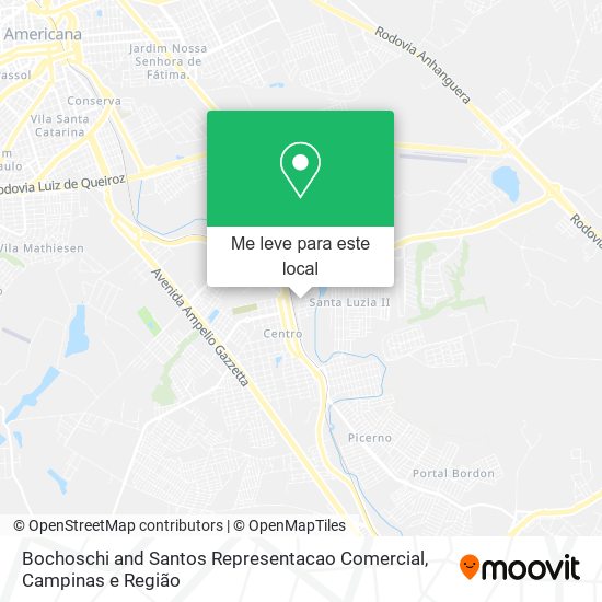 Bochoschi and Santos Representacao Comercial mapa