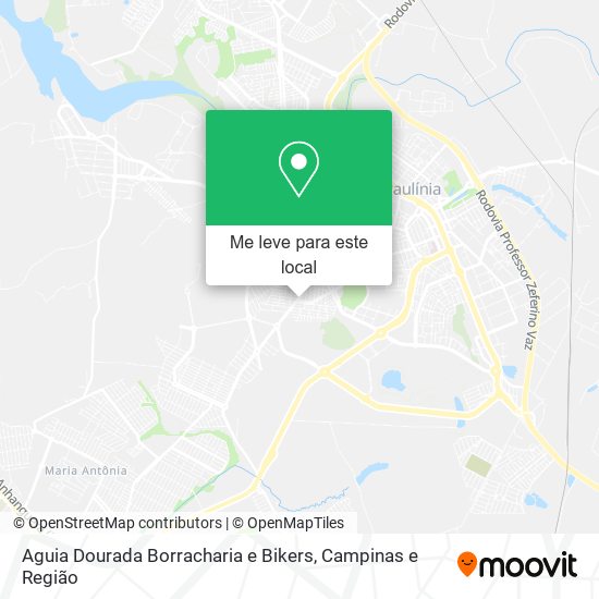 Aguia Dourada Borracharia e Bikers mapa