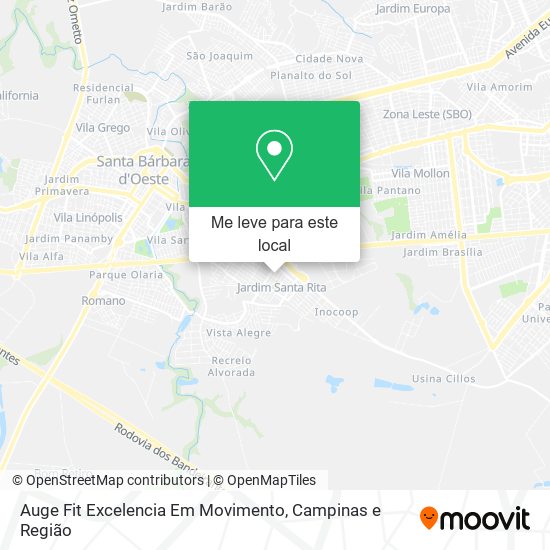 Auge Fit Excelencia Em Movimento mapa