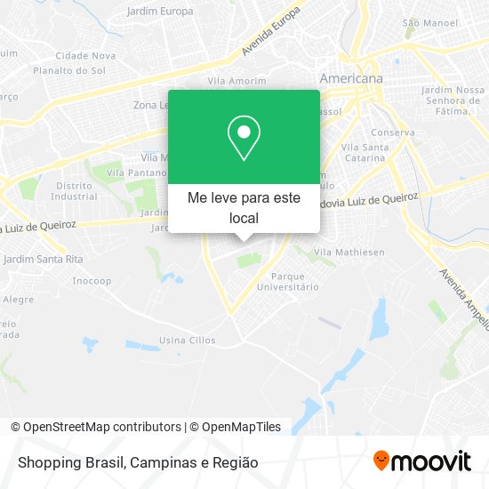 Shopping Brasil mapa