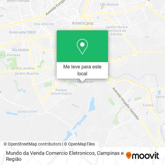 Mundo da Venda Comercio Eletronicos mapa