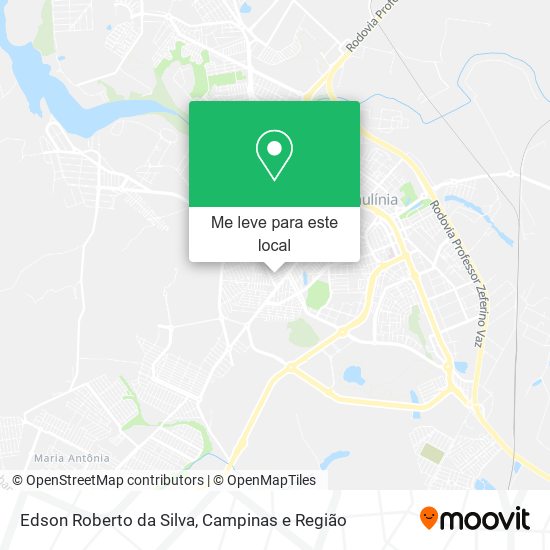 Edson Roberto da Silva mapa