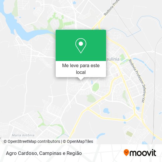 Agro Cardoso mapa