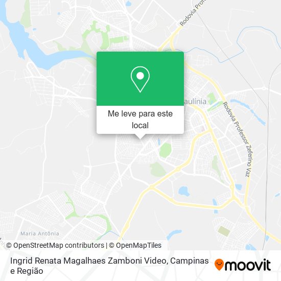 Ingrid Renata Magalhaes Zamboni Video mapa