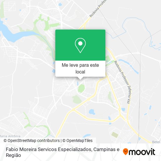 Fabio Moreira Servicos Especializados mapa