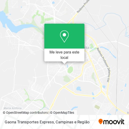 Gaona Transportes Express mapa