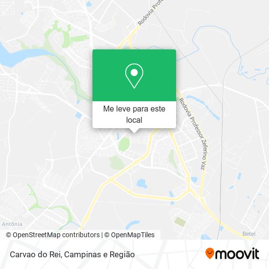 Carvao do Rei mapa