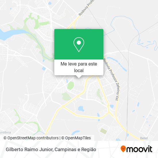 Gilberto Raimo Junior mapa