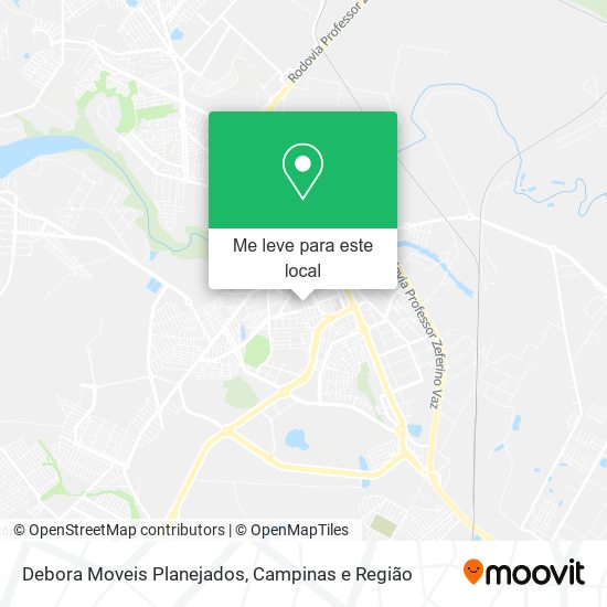 Debora Moveis Planejados mapa