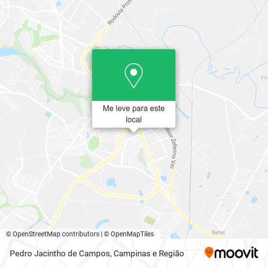 Pedro Jacintho de Campos mapa