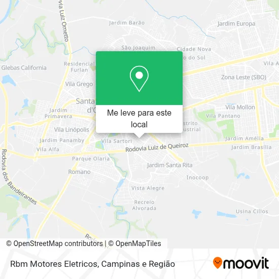 Rbm Motores Eletricos mapa