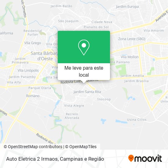 Auto Eletrica 2 Irmaos mapa