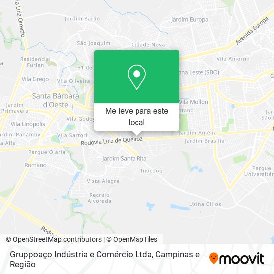 Gruppoaço Indústria e Comércio Ltda mapa